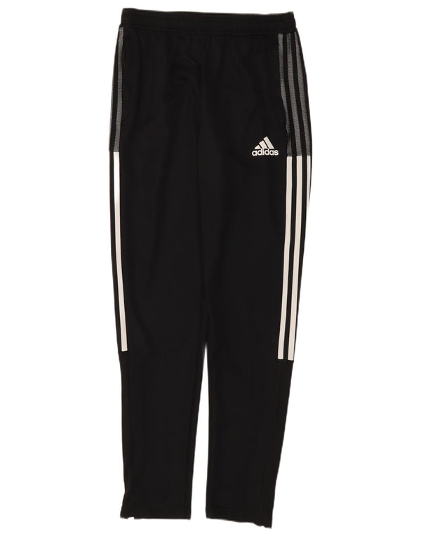 Adidas Jungen Aeroready Trainingshose 13–14 Jahre, schwarzes Polyester