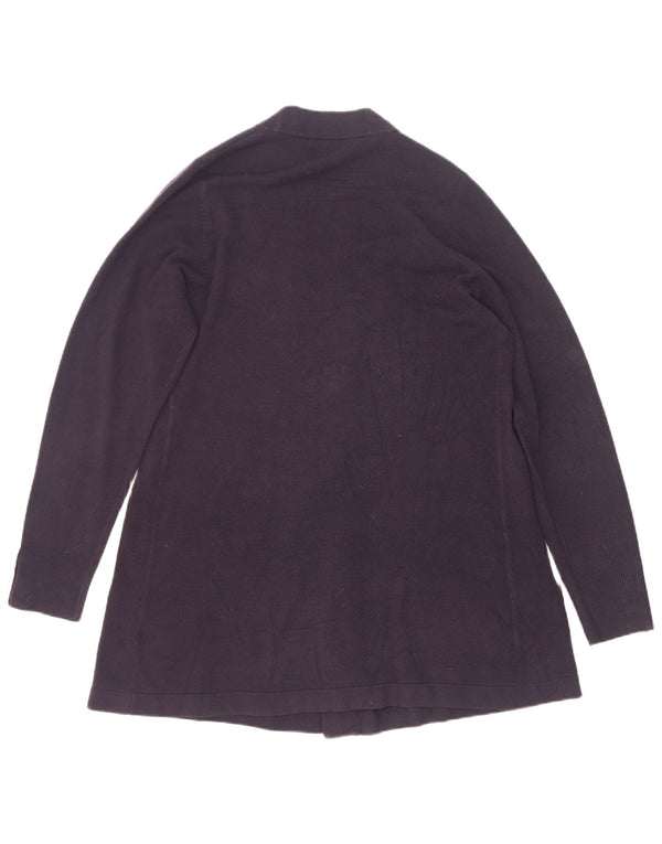 Marks & Spencer Damen Longline-Cardigan-Pullover UK 12 Medium Navy Blue