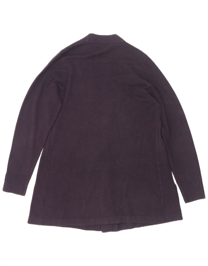 Marks & Spencer Damen Longline-Cardigan-Pullover UK 12 Medium Navy Blue