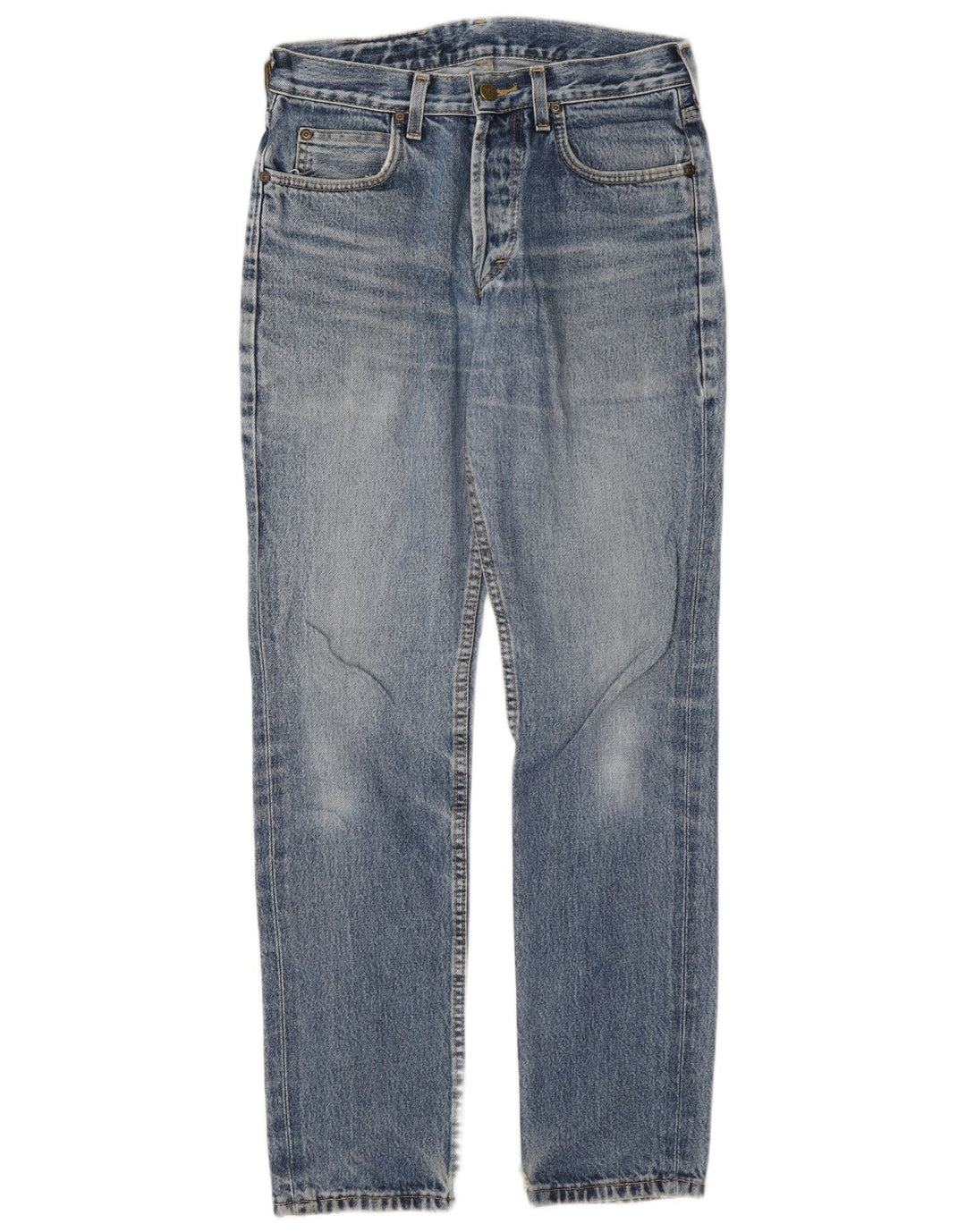 Lee Herren Straight Jeans W29 L32 Blaue Baumwolle