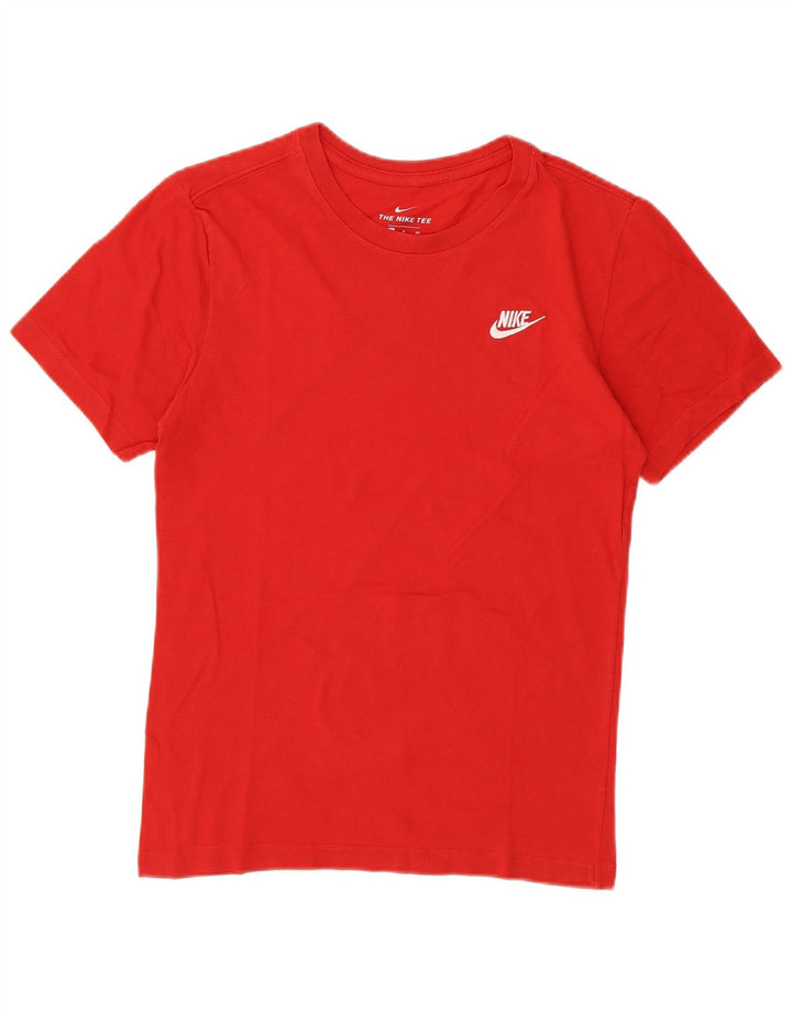 Nike Damen T-Shirt Top UK 10 Small Rot