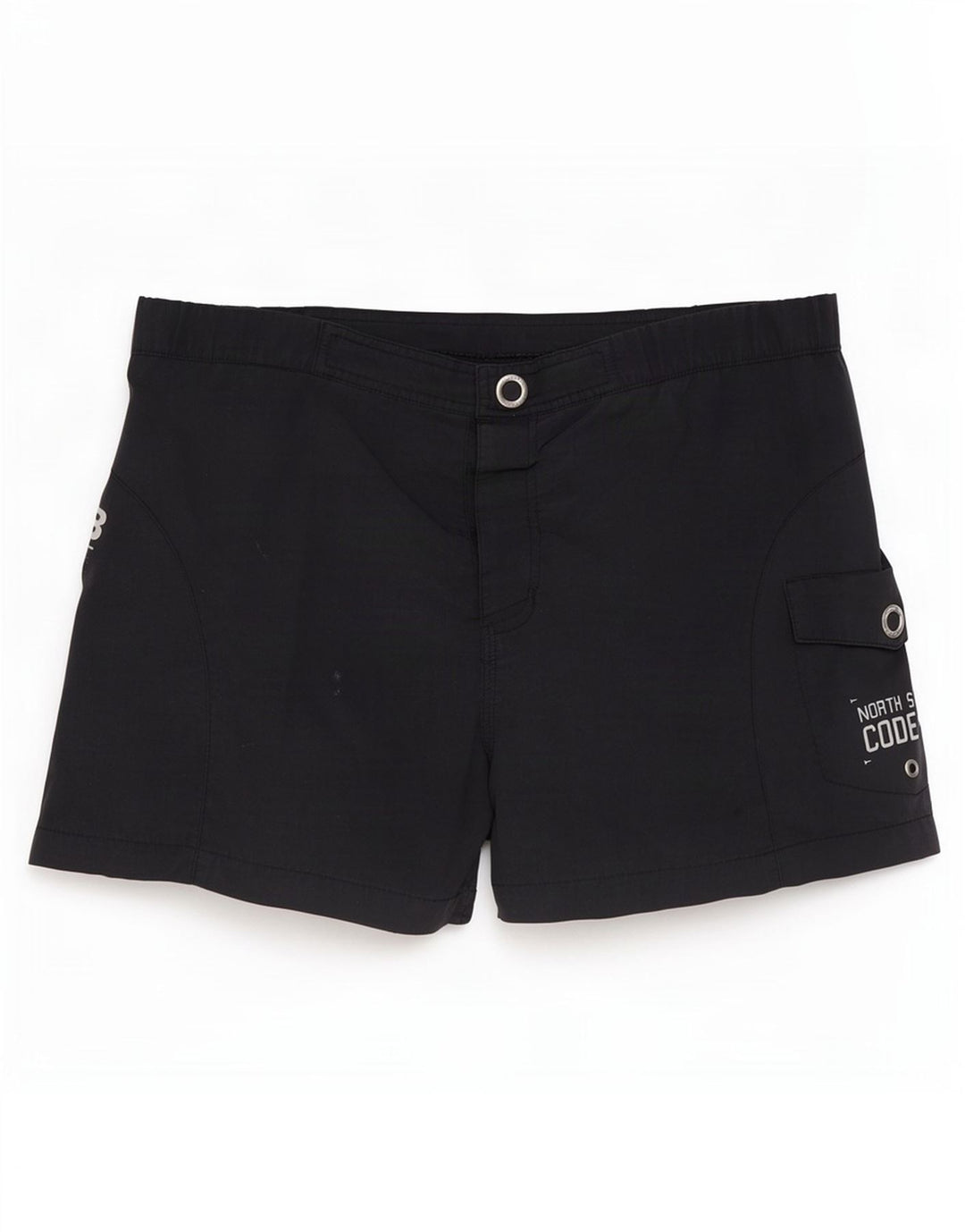 North Sails Herren-Badeshorts mit Grafik, groß, marineblaues Nylon