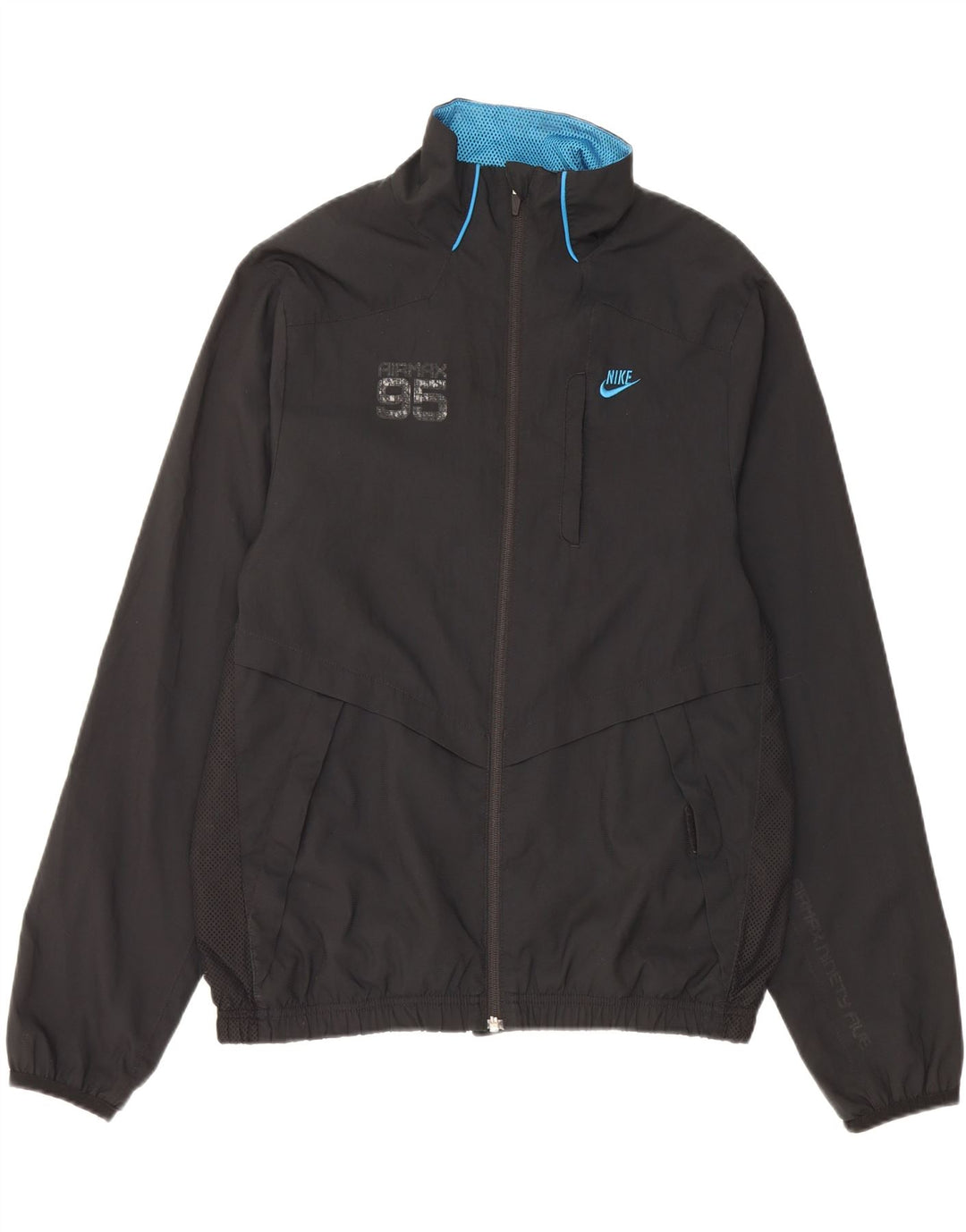 Nike Herren-Trainingsanzugoberteil, Jacke, Größe S, Schwarz, Polyester