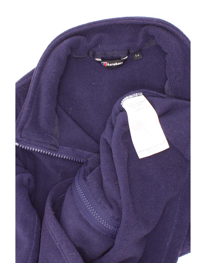 Berghaus Liner-Fleecejacke für Jungen, 5–6 Jahre, marineblaues Polyester