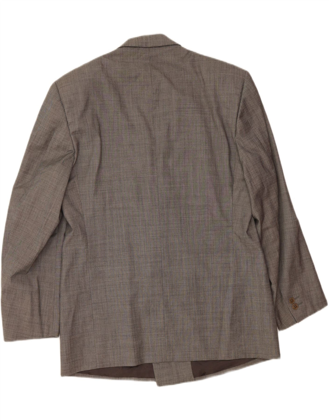 TRUSSARDI Zweireihiger Herren-Blazer IT 52 XL Graue Schurwolle