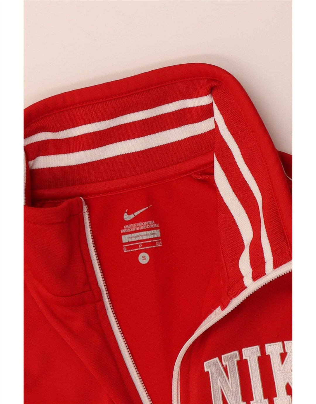 Nike Damen-Trainingsanzugoberteil, UK-Größe 10, Größe S, Rot