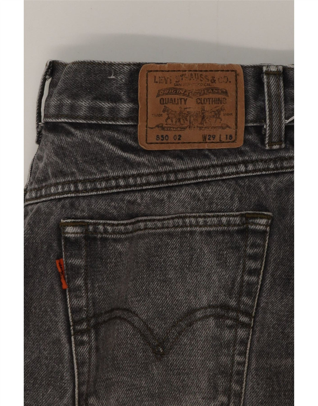 LEVI'S Damen Jeansrock W29 Mittelgrau