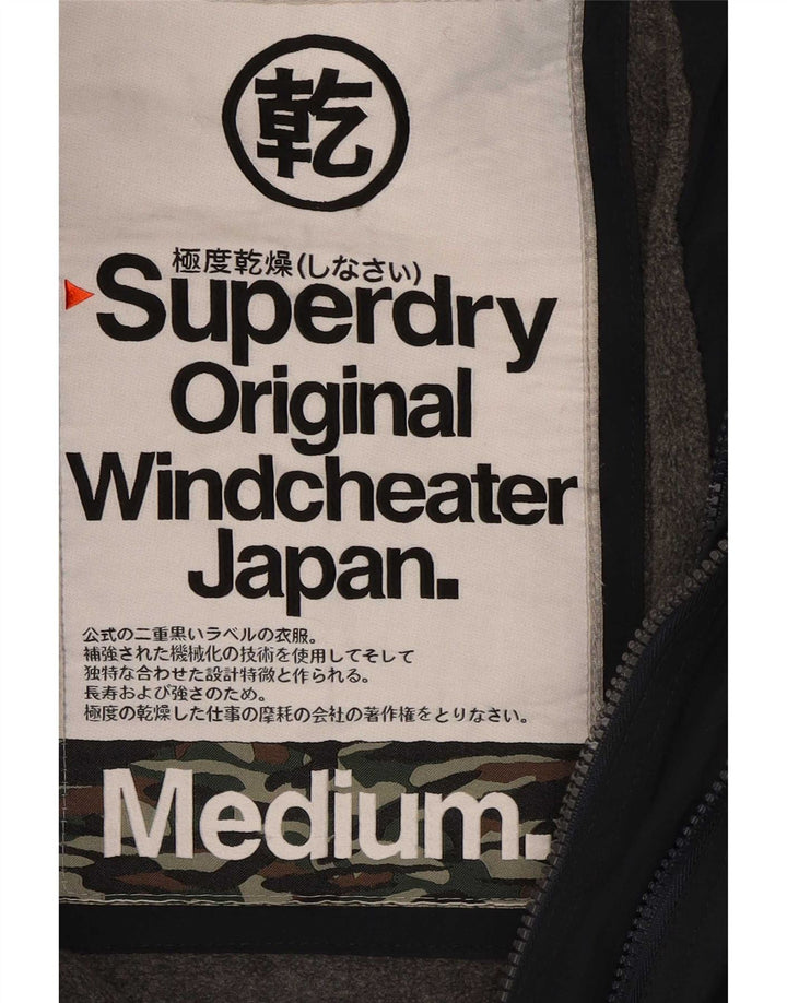 Superdry Herren The Windcheater Windjacke UK 38 Medium Marineblau