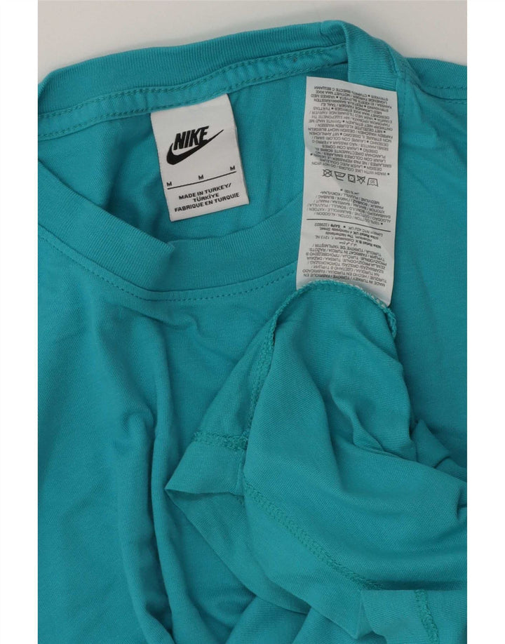 Nike Herren-T-Shirt aus mittelblauer Baumwolle