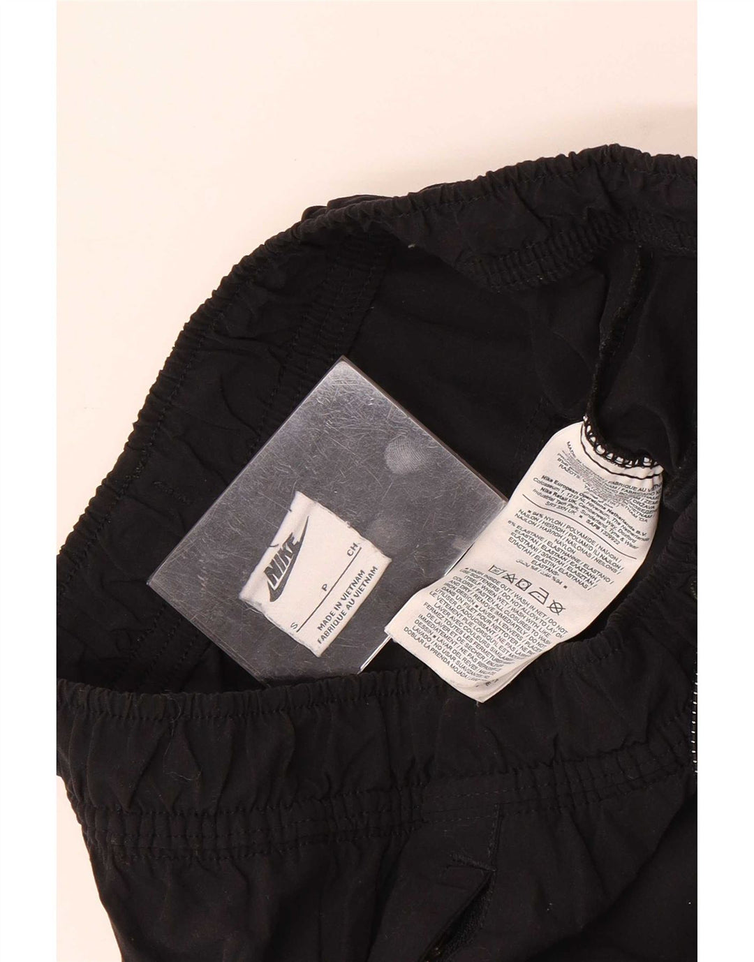 Nike Herren Cargo-Trainingshose, Größe S, aus schwarzem Nylon