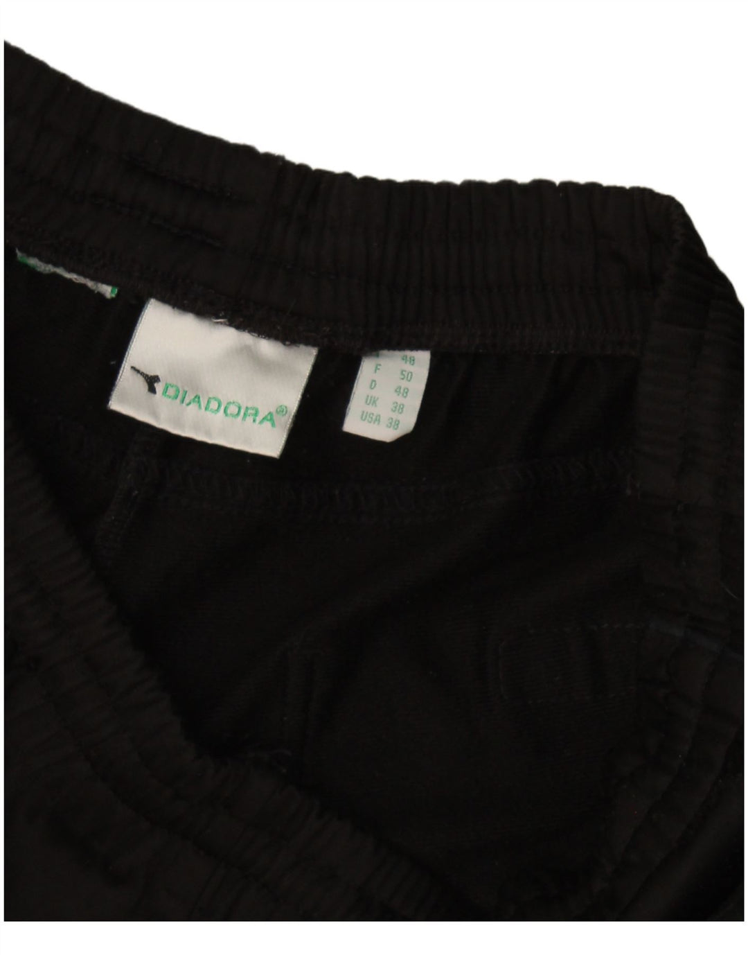 Diadora Herren-Trainingshose, Gr. 38, mittelschwarz