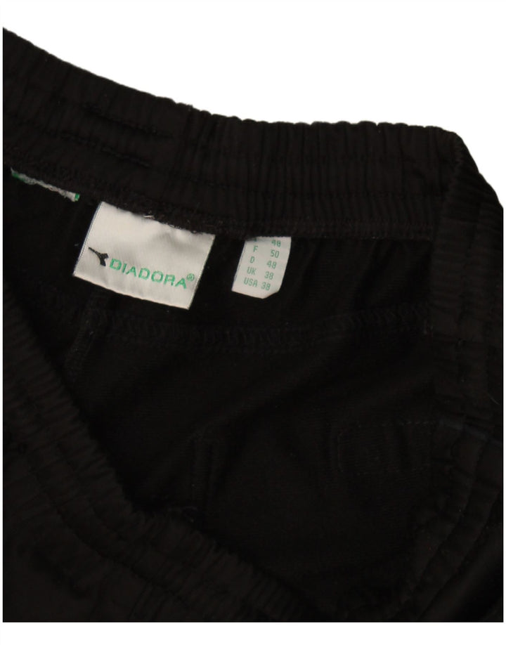 Diadora Herren-Trainingshose, Gr. 38, mittelschwarz