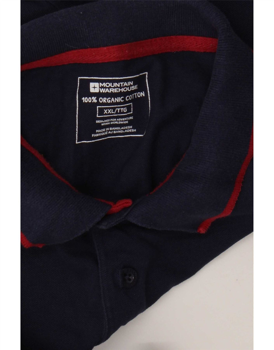 Mountain Warehouse Herren-Poloshirt 2XL aus marineblauer Baumwolle