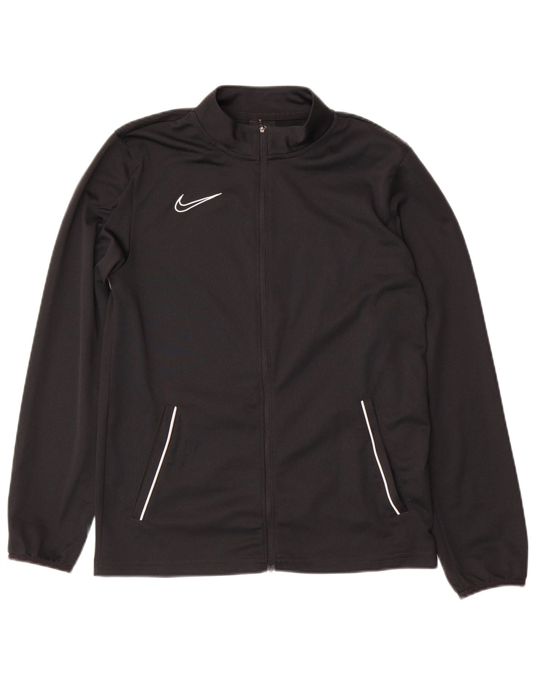 NIKE Jungen Dri Fit Trainingsanzug Top Jacke 13–14 Jahre XL Schwarz Polyester