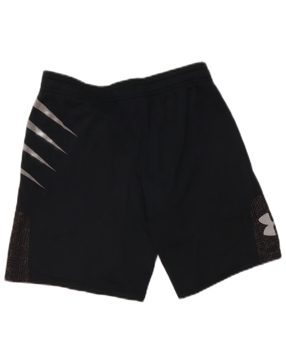 UNDER ARMOUR Sportshorts für Jungen, 9–10 Jahre, mittleres schwarzes Polyester