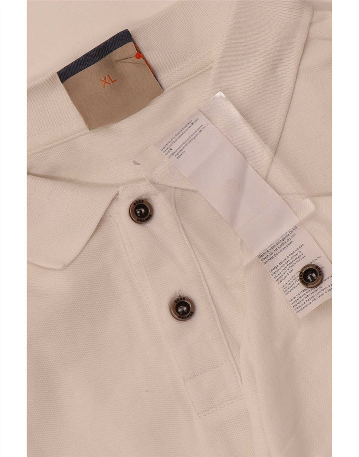 Hugo Boss Herren Poloshirt XL Weiße Baumwolle