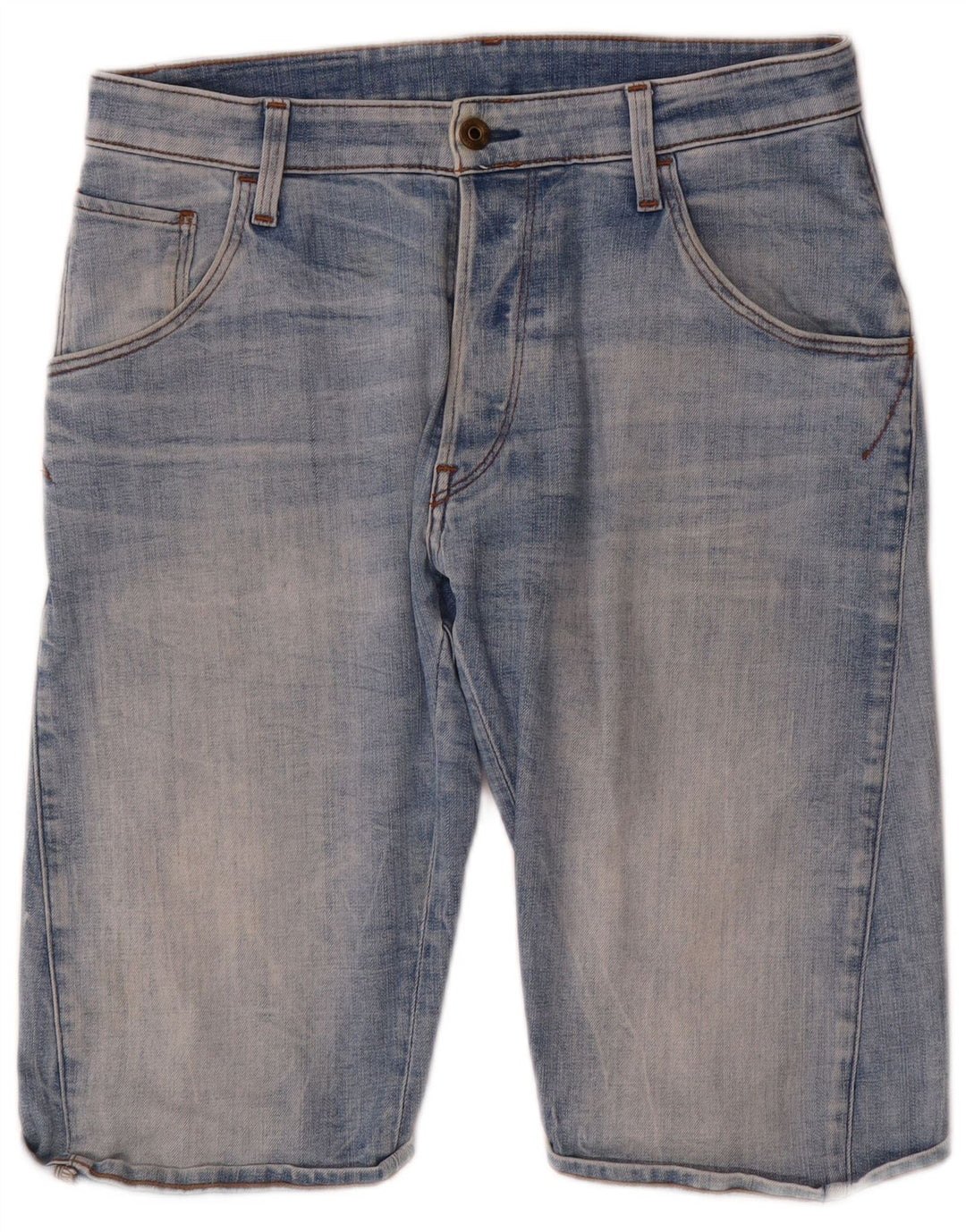 G-Star Herren Jeansshorts W31 mittelblaue Baumwolle