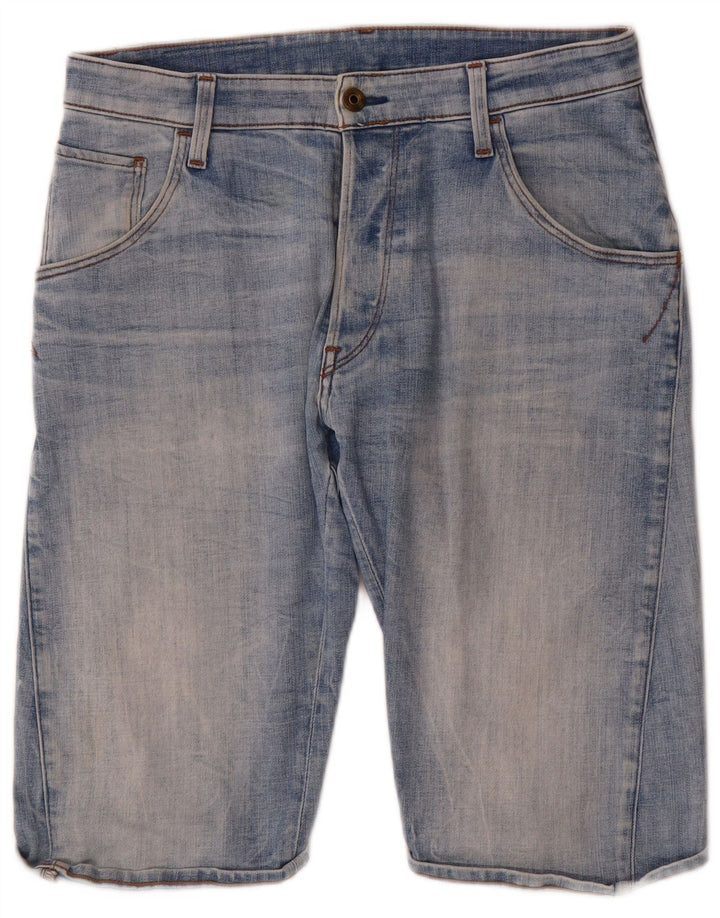 G-Star Herren Jeansshorts W31 mittelblaue Baumwolle