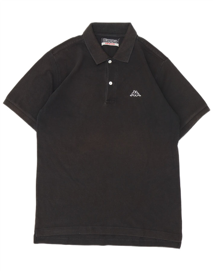 Kappa Herren Poloshirt Mittelschwarze Baumwolle
