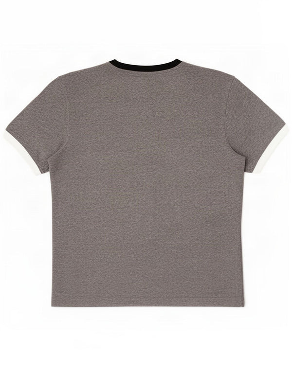 Champion Herren-T-Shirt mit Grafik, groß, Grau, Colourblock-Baumwolle