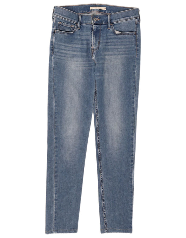 Levi's Damen 710 Super Skinny Jeans W29 L27 Blaue Baumwolle