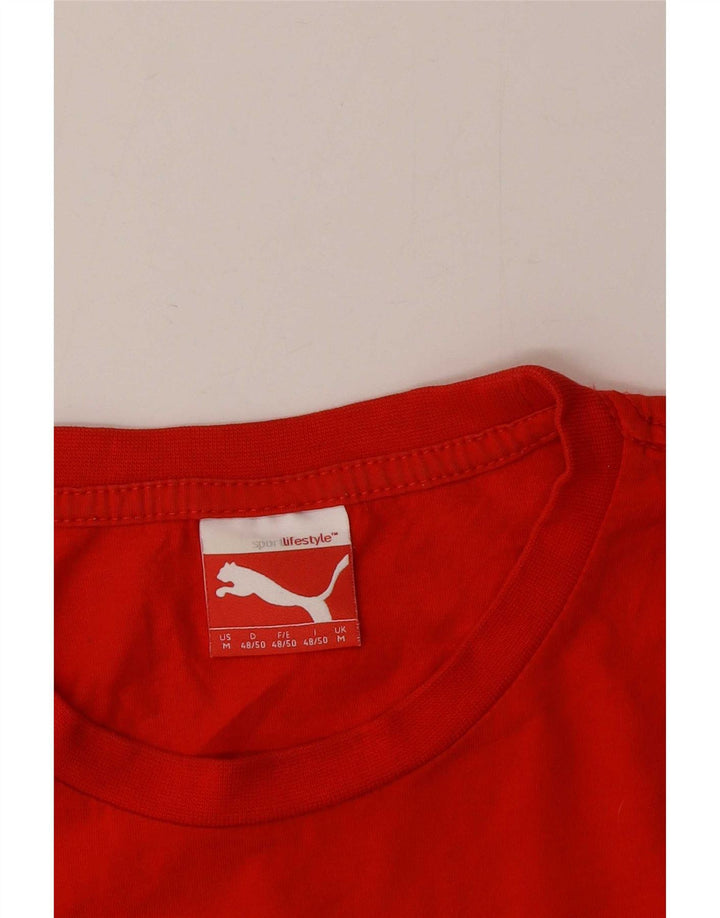 Puma Herren T-Shirt Top Mittelrot
