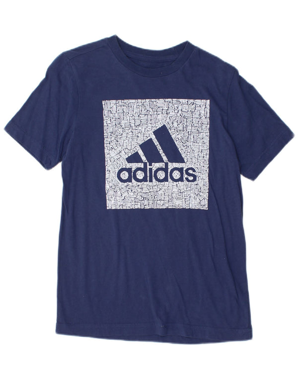 Adidas Jungen Grafik T-Shirt Top 11-12 Jahre Marineblau