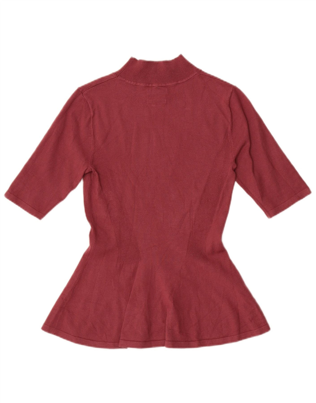 Massimo Dutti Damen Bluse Top UK 8 Small Rot