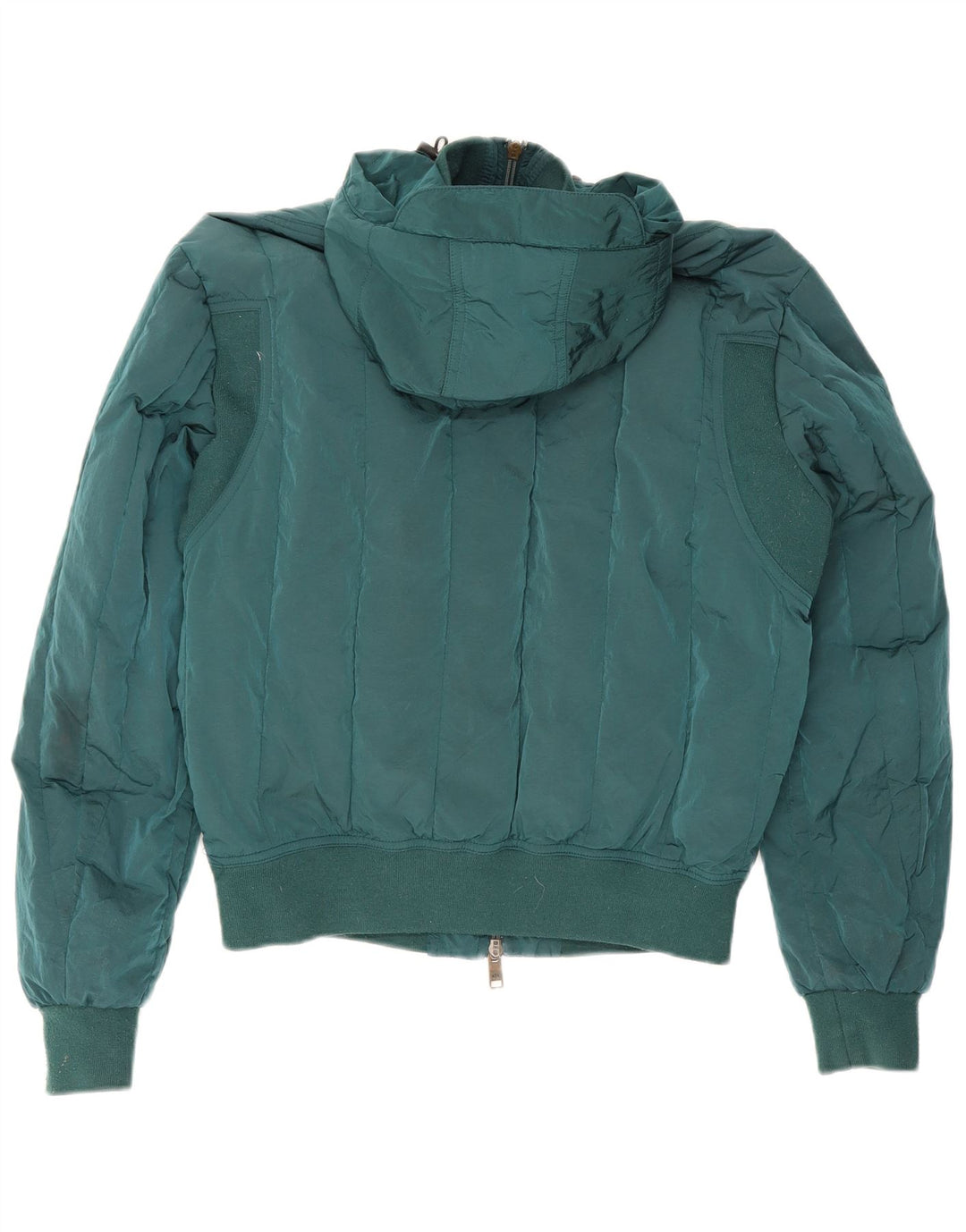 Armani Exchange Damen-Kapuzen-Übergröße, gepolsterte Jacke, Gr. 10, klein, grün