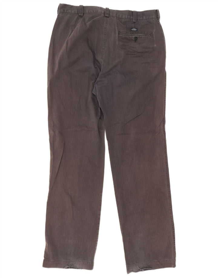 Marks & Spencer Herren Blue Harbour Gerade Chinohose W34 L33 Grau