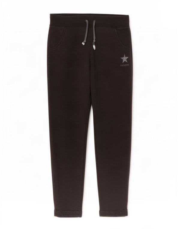 Converse Damen Trainingshose Jogger UK 16 Large Schwarz Baumwolle