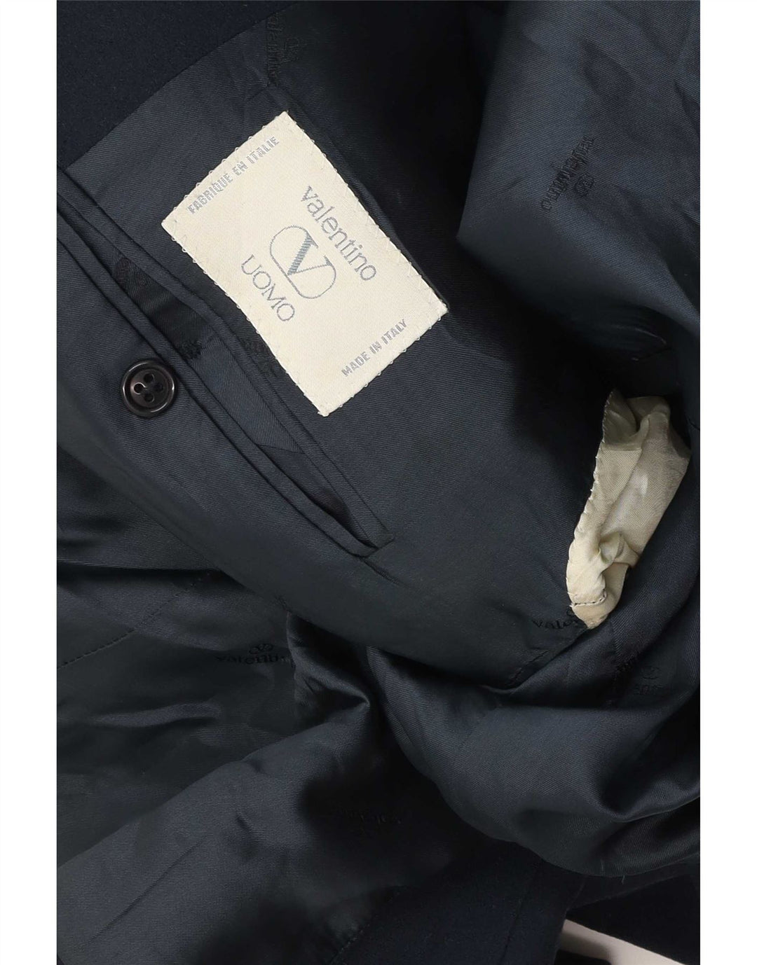 Valentino Herren-Blazer mit 2 Knöpfen, Gr. 40, Marineblau