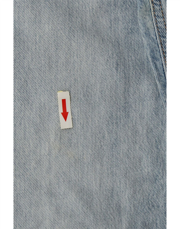 Zara Damen Straight Jeans EU 34 2XS W24 L25 Blau