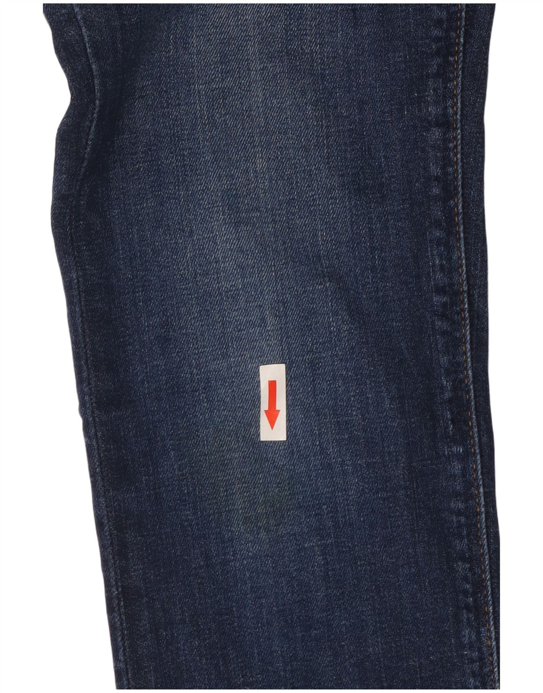 Lee Damen Elly Straight Jeans W24 L28 Blaue Baumwolle