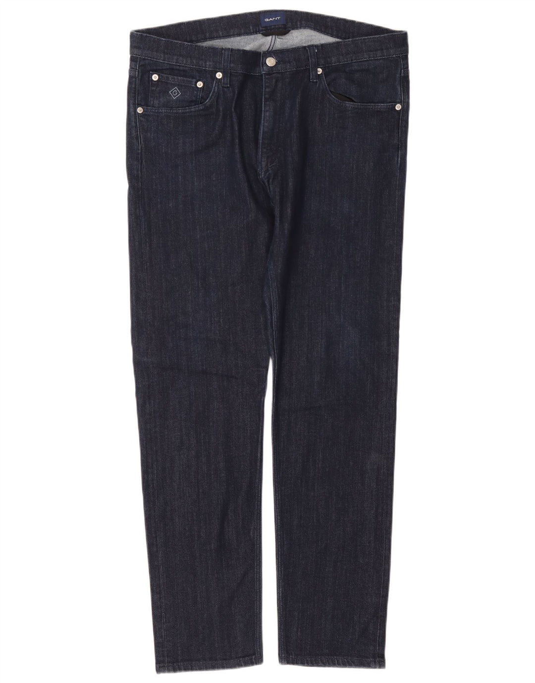 Gant Herren Slim Jeans W36 L32 Marineblaue Baumwolle