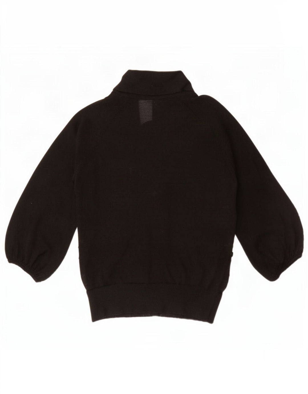 Ted Baker Damen-Strickjacke mit 3/4-Ärmeln, Größe 2, klein, schwarz, geblümt