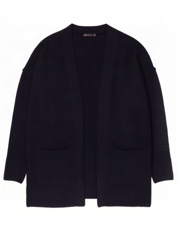 Marks & Spencer Damen Longline-Cardigan-Pullover UK 16 Large Marineblau