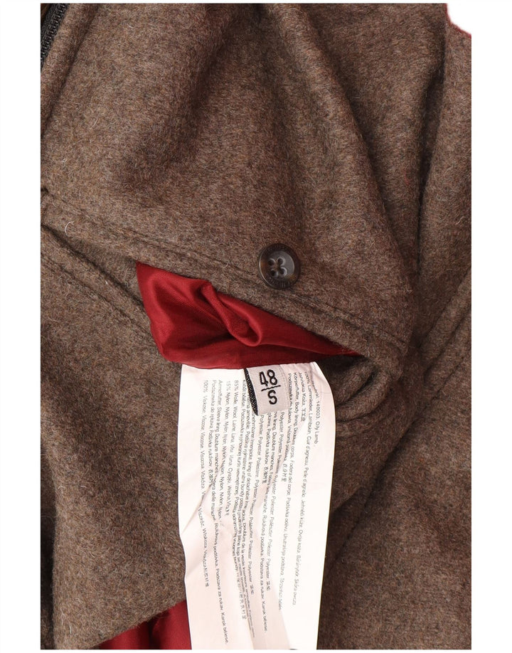 STRELLSON Herren Lederjacke IT 48 Mittelbraunes Leder