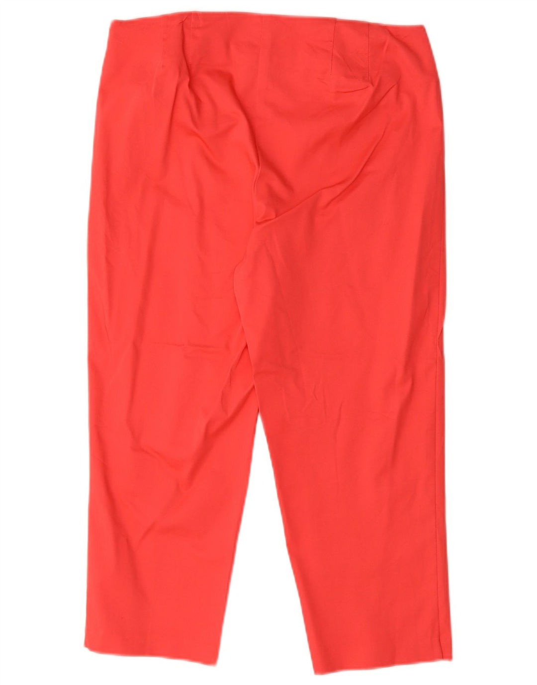 MARKS & SPENCER Womens Tapered Capri Trousers UK 12 Medium W30 L21 Red