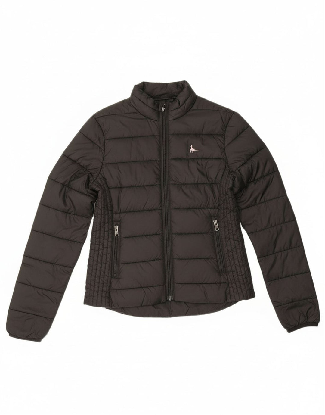 Jack Wills Damen Wattierte Jacke UK 8 Small Schwarz Polyamid