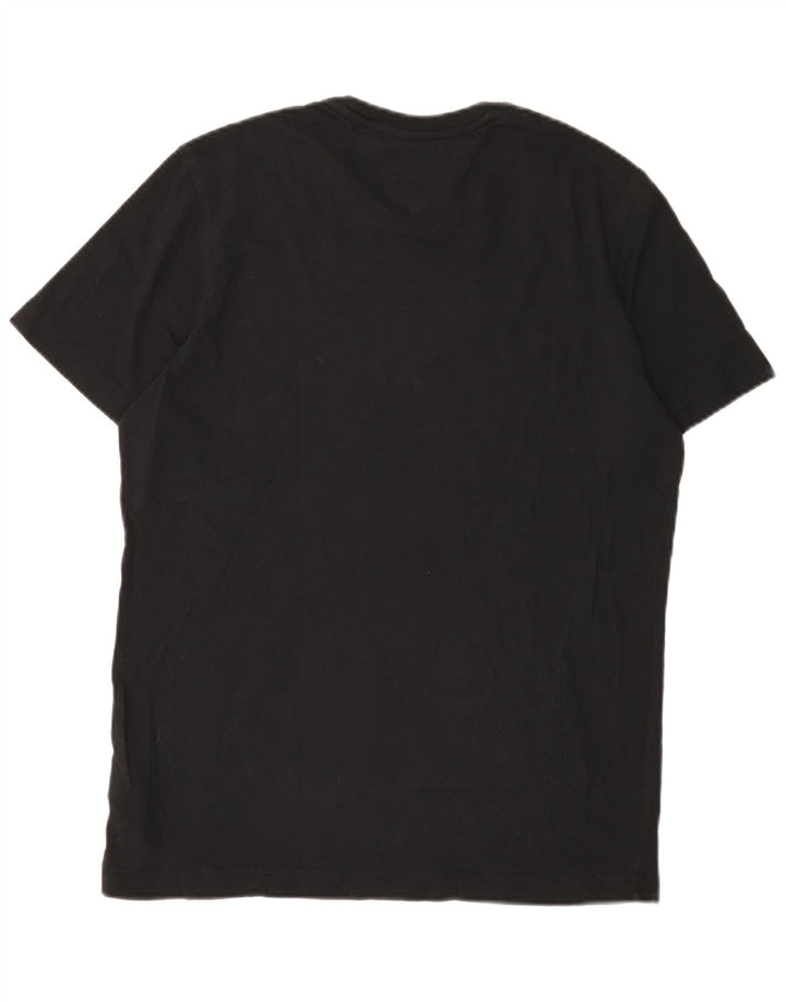 Tommy Hilfiger Herren T-Shirt Top Medium Schwarz Baumwolle