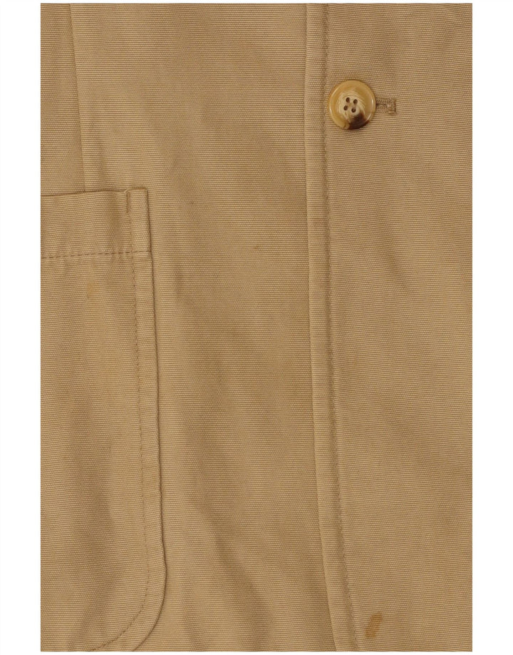 Marks & Spencer Herren Blue Harbor 2-Knopf-Blazerjacke UK 38 Mittelbeige