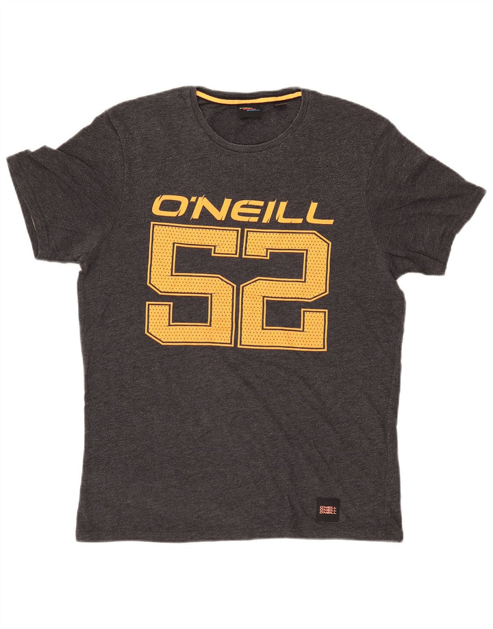 O'NEILL Herren-T-Shirt mit Grafik, mittelgraue Baumwolle