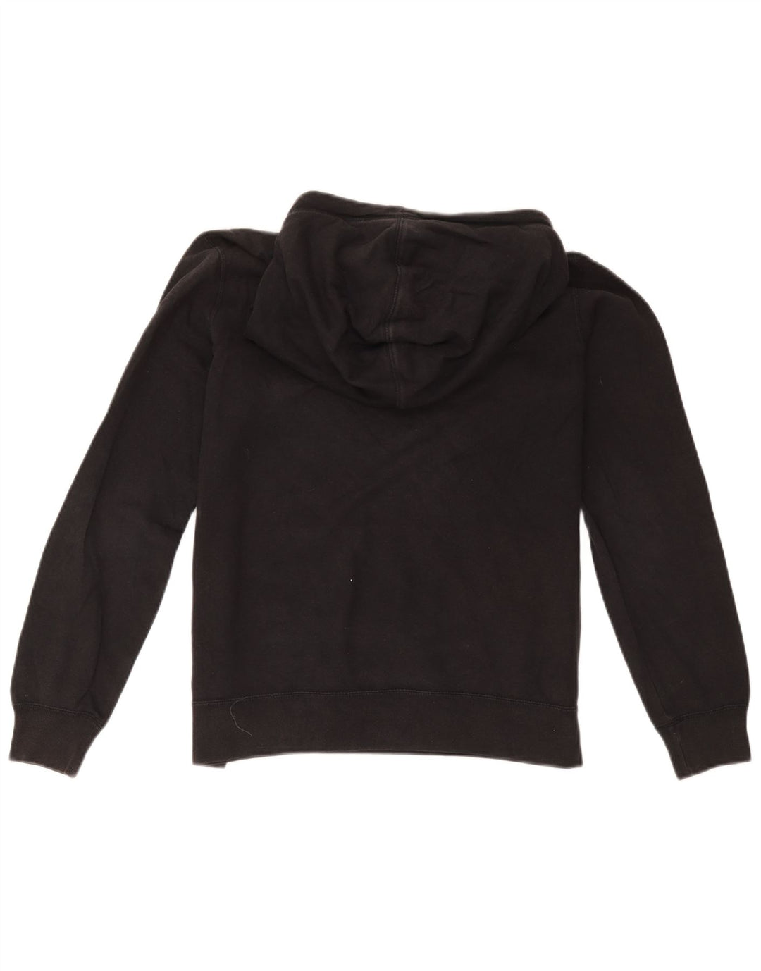 Nike Damen Kapuzenpullover UK 14 Mittelschwarze Baumwolle