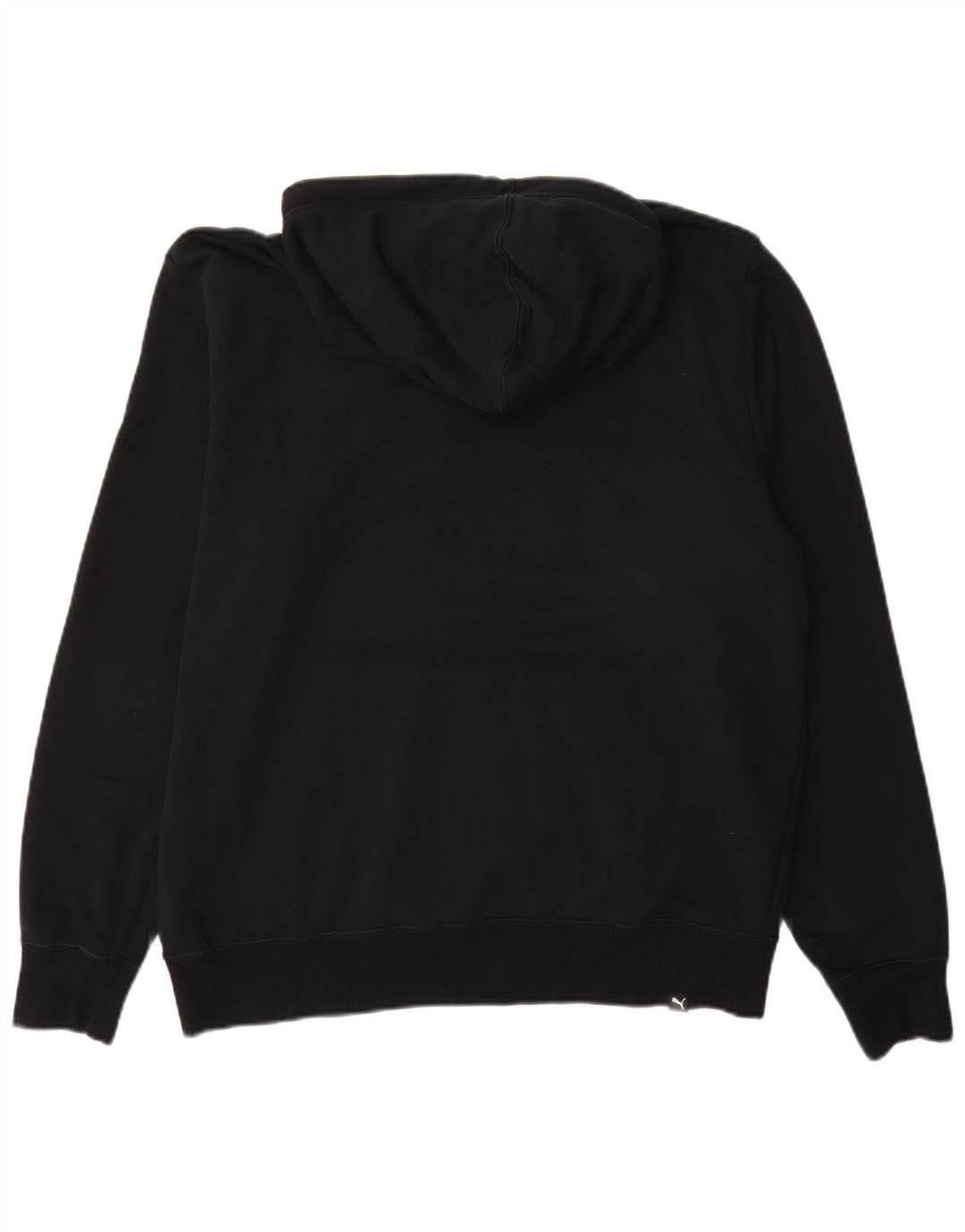 PUMA Herren Graphic Hoodie Pullover Large Schwarz Colourblock Baumwolle