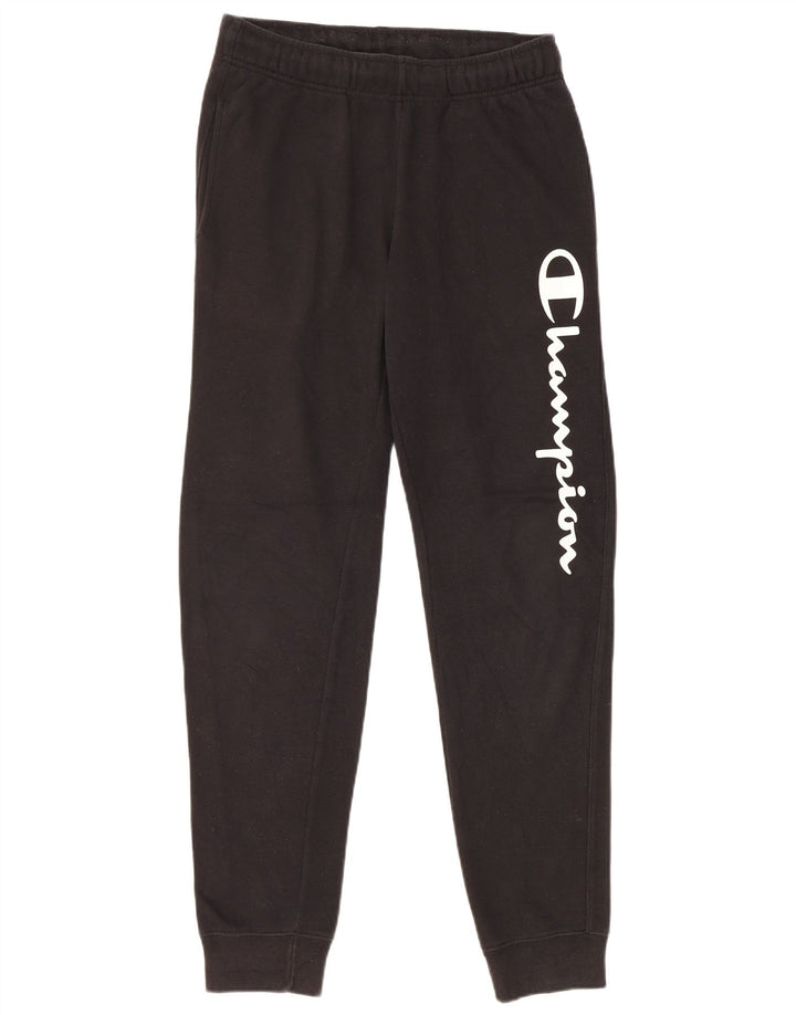 Champion Herren-Trainingshose mit Grafik, Größe S, Schwarz