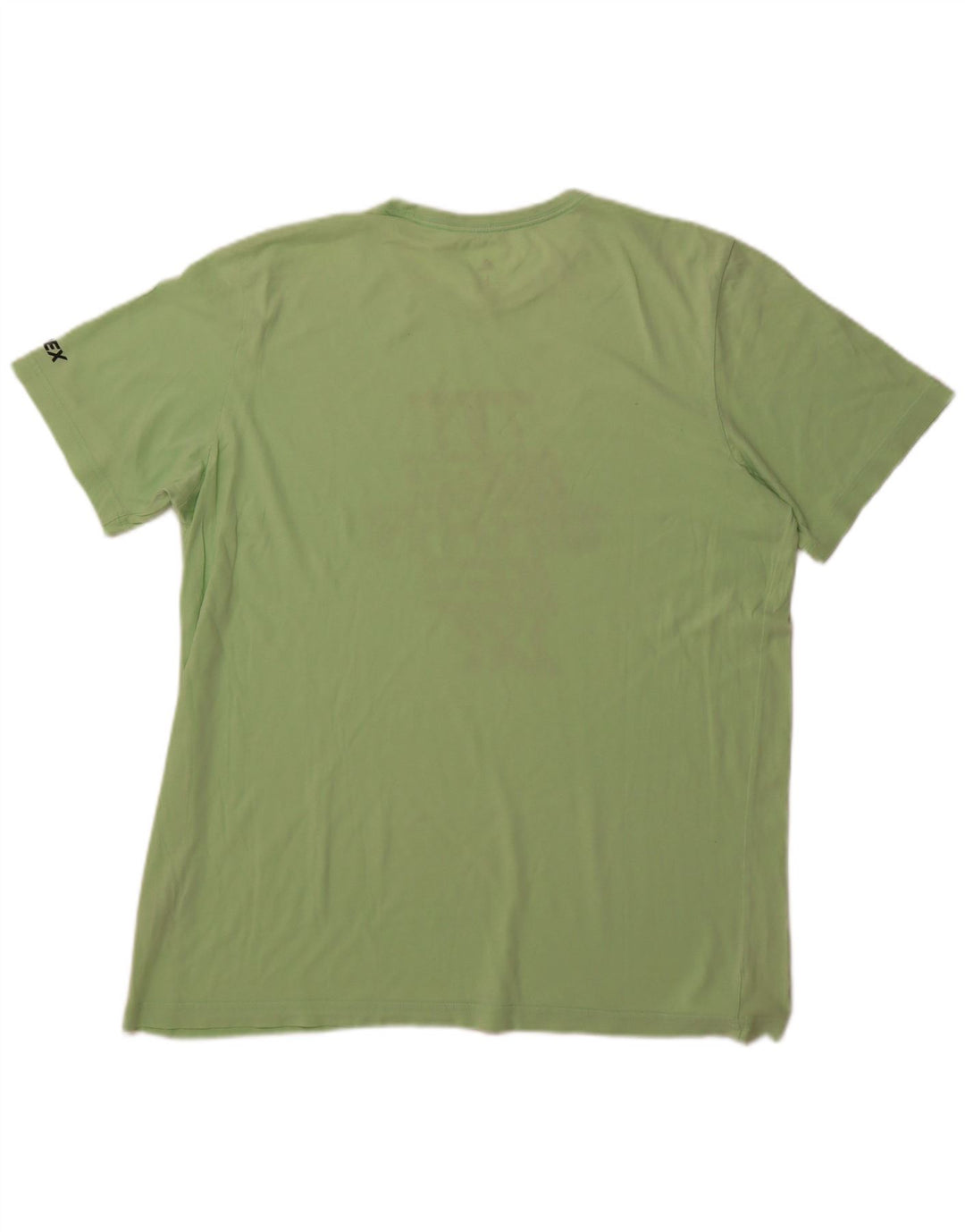 ADIDAS Herren Grafik T-Shirt Top Große grüne Baumwolle