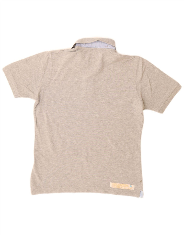 La Martina Herren-Poloshirt, kleine graue Baumwolle
