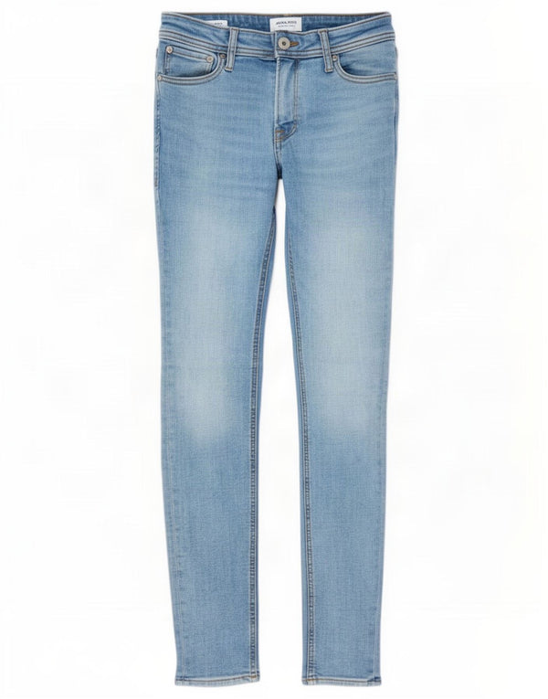 Jack & Jones Herren Liam Skinny Jeans W30 L32 Blaue Baumwolle