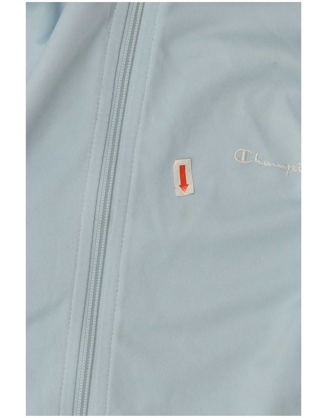 Champion Damen-Trainingsanzug-Top-Jacke, UK 14, Größe L, blau, Colourblock-Polyester